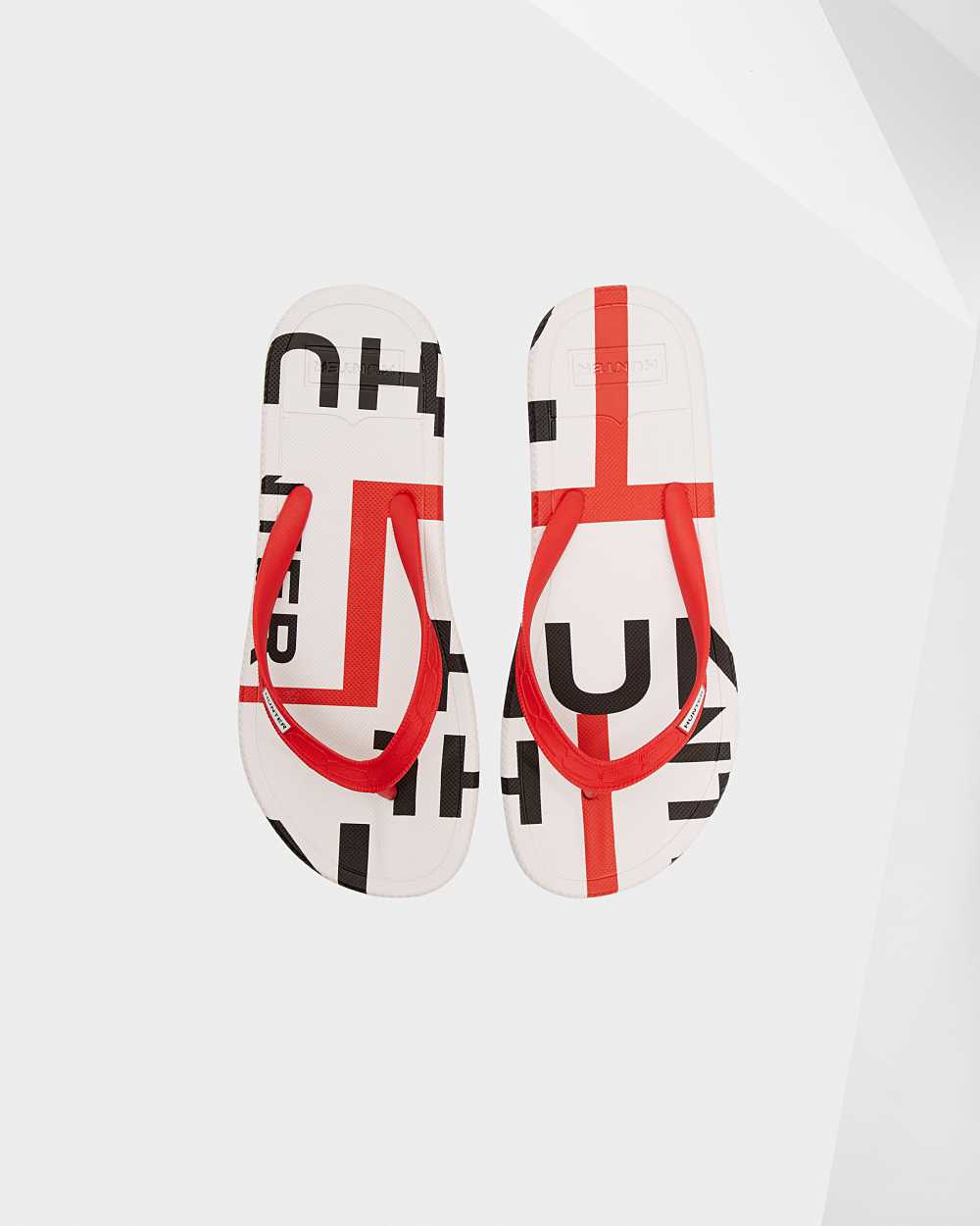 Chanclas Mujer - Hunter Original Exploded Logo Rojas - NSUEYB-346 - Rojas